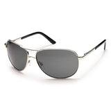Suncloud Aviator Sunglasses - Silver/PLR Gray - APPAREL