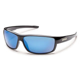 Suncloud Voucher Sunglasses - Black/PLR Blue Mirror - APPAREL