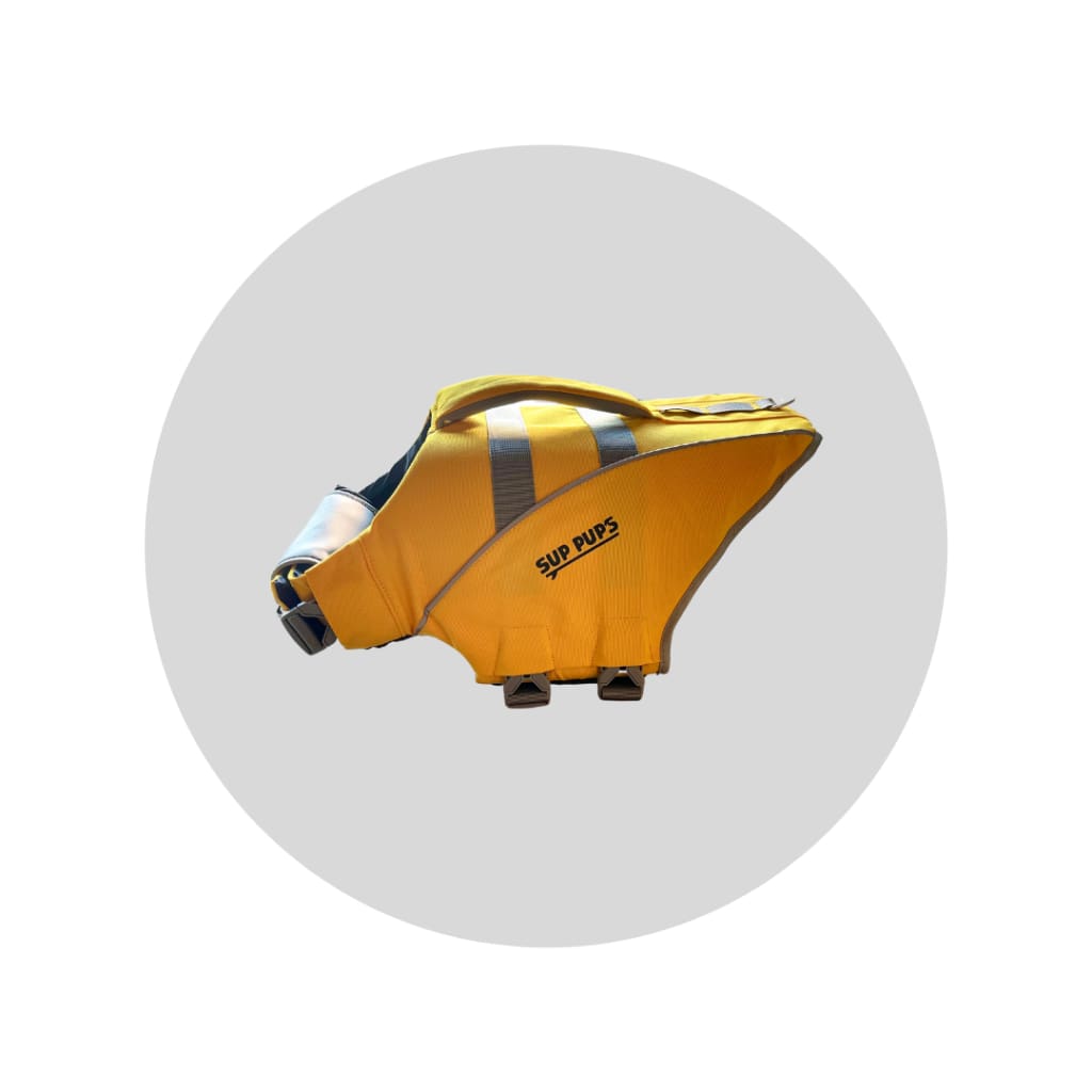 SUP PUPS Doggie Life Jacket/Yellow (Various Sizes) - West Coast Paddle Sports