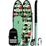 The POP Up – Royal Hawaiian – Mint/Black Inflatable SUP - West Coast Paddle Sports