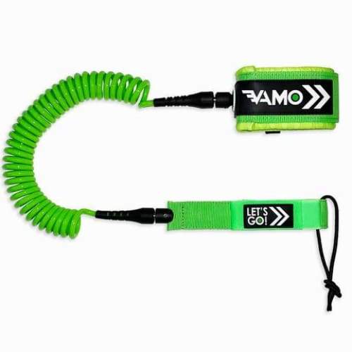 VAMO 10' FULL COIL ANKLE LEASH - West Coast Paddle Sports