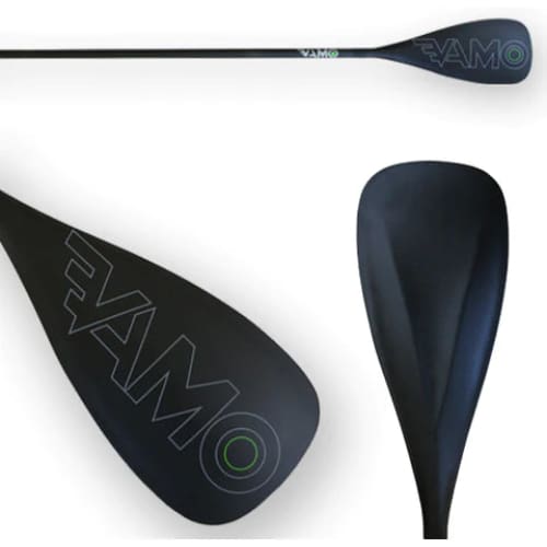 VAMO FULL CARBON FIBER FIXED PADDLE WITH ABS EDGE - SR71 BLACK - SUP PADDLES