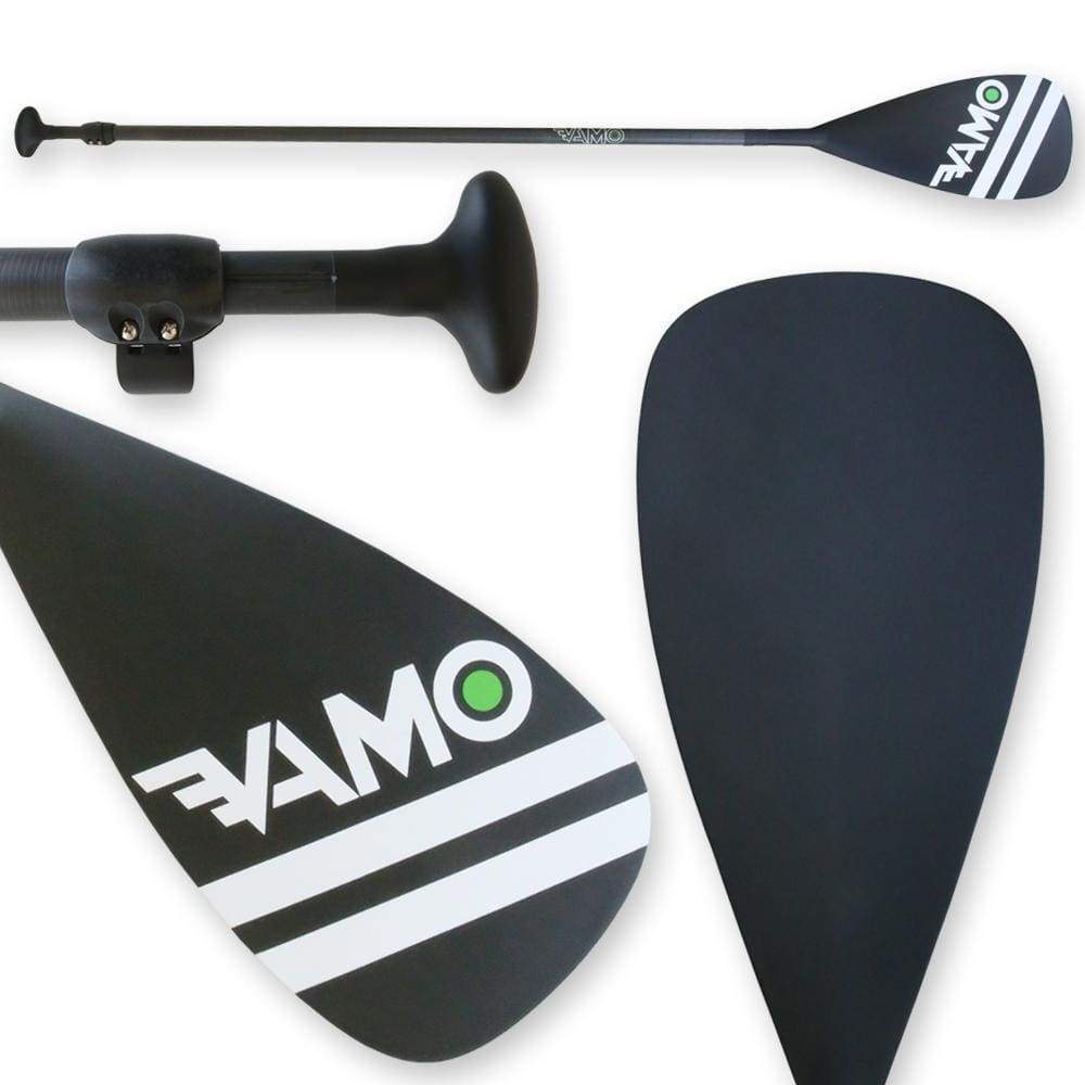 VAMO SUP PADDLE ADJUSTABLE BLACK - West Coast Paddle Sports
