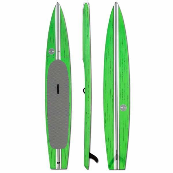 VESL TOURING PADDLEBOARD GREEN 12'6" X 28" - West Coast Paddle Sports