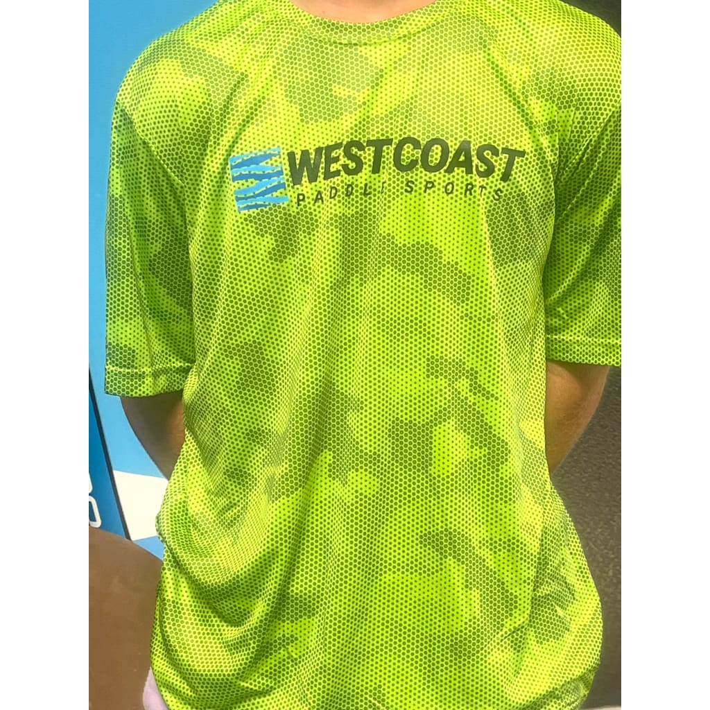WCPS Lime Shock Unisex Race Jersey - West Coast Paddle Sports