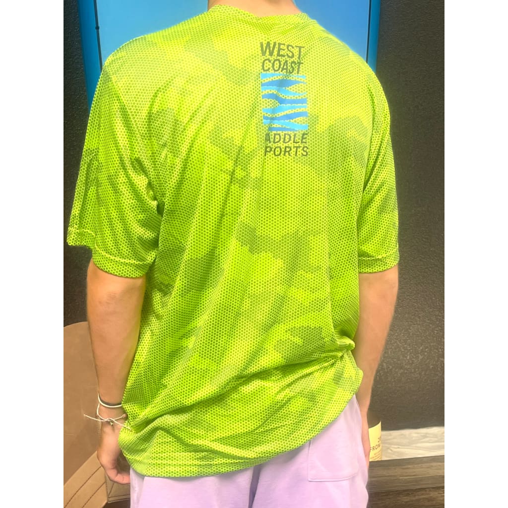 WCPS Lime Shock Unisex Race Jersey - West Coast Paddle Sports