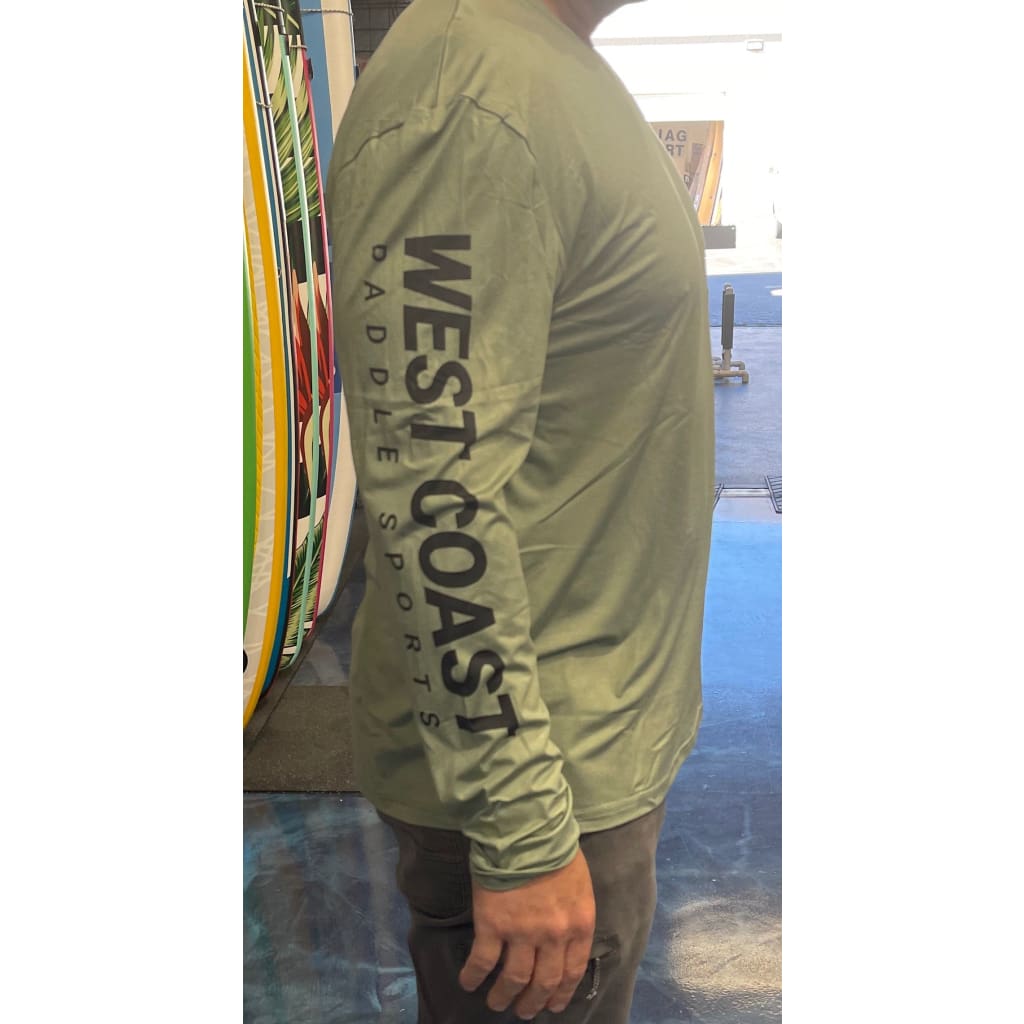 WCPS Long Sleeve Race Jersey/ Green - Apparel & Accessories