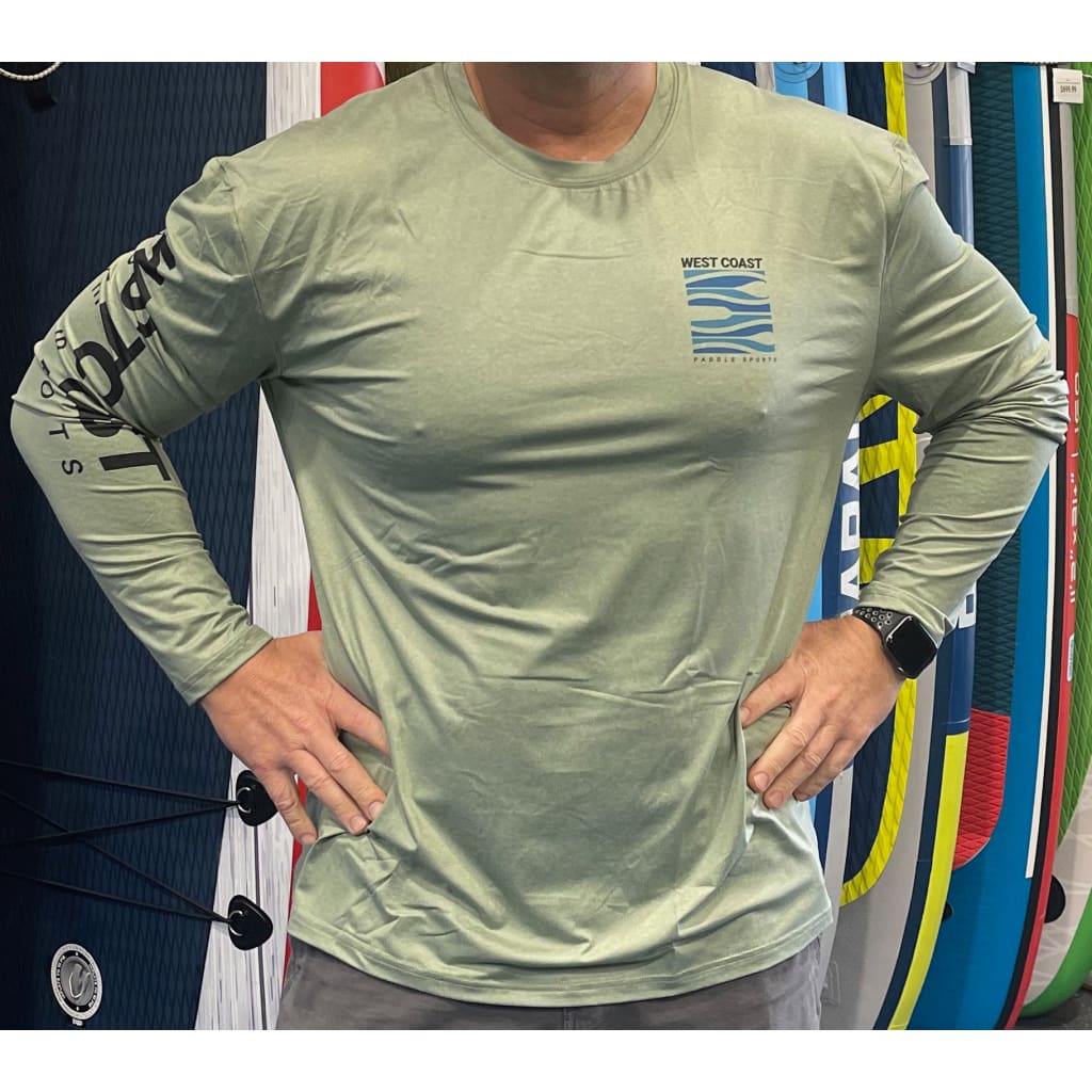 WCPS Long Sleeve Race Jersey/ Green - Apparel & Accessories