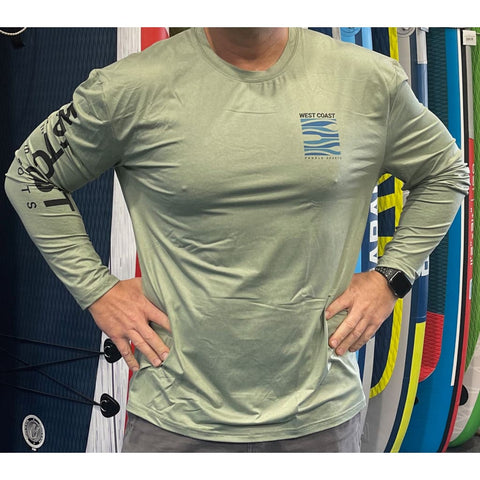 WCPS Long Sleeve Race Jersey/ Green - Apparel & Accessories
