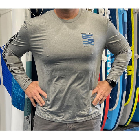 WCPS Long Sleeve Race Jersey/ Grey - Small - Apparel & Accessories
