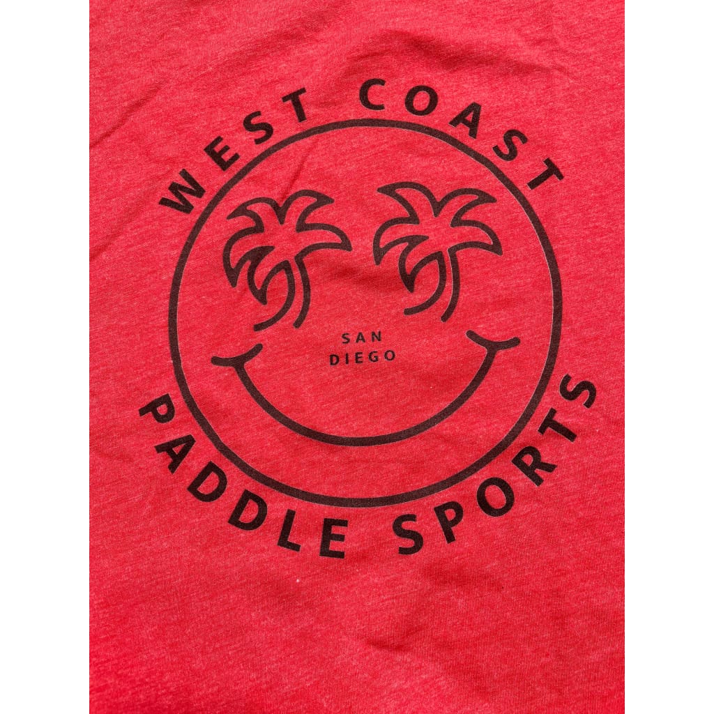 WCPS Women's West Coast Face San Diego Logo T - SHIRT - West Coast Paddle Sports