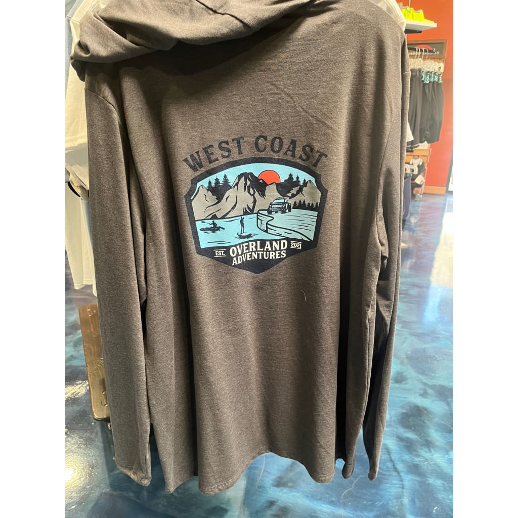 West Coast Overland Adventures Lightweight Hoodie - West Coast Paddle Sports