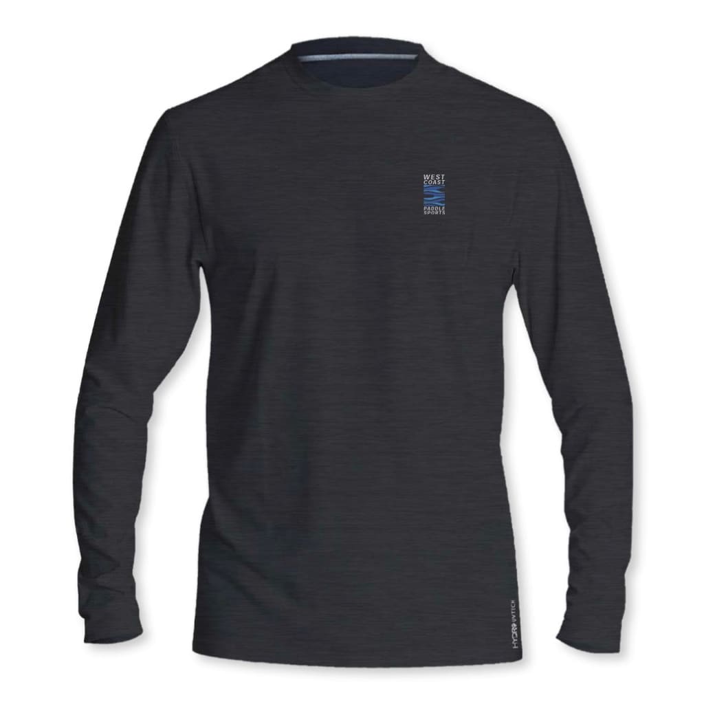 WEST COAST PADDLE SPORTS MEN'S PADDLE LONG SLEEVE JERSEY - CHARCOAL - West Coast Paddle Sports