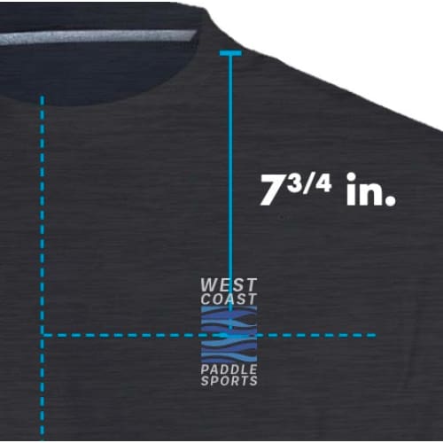 WEST COAST PADDLE SPORTS MEN'S PADDLE LONG SLEEVE JERSEY - CHARCOAL - West Coast Paddle Sports