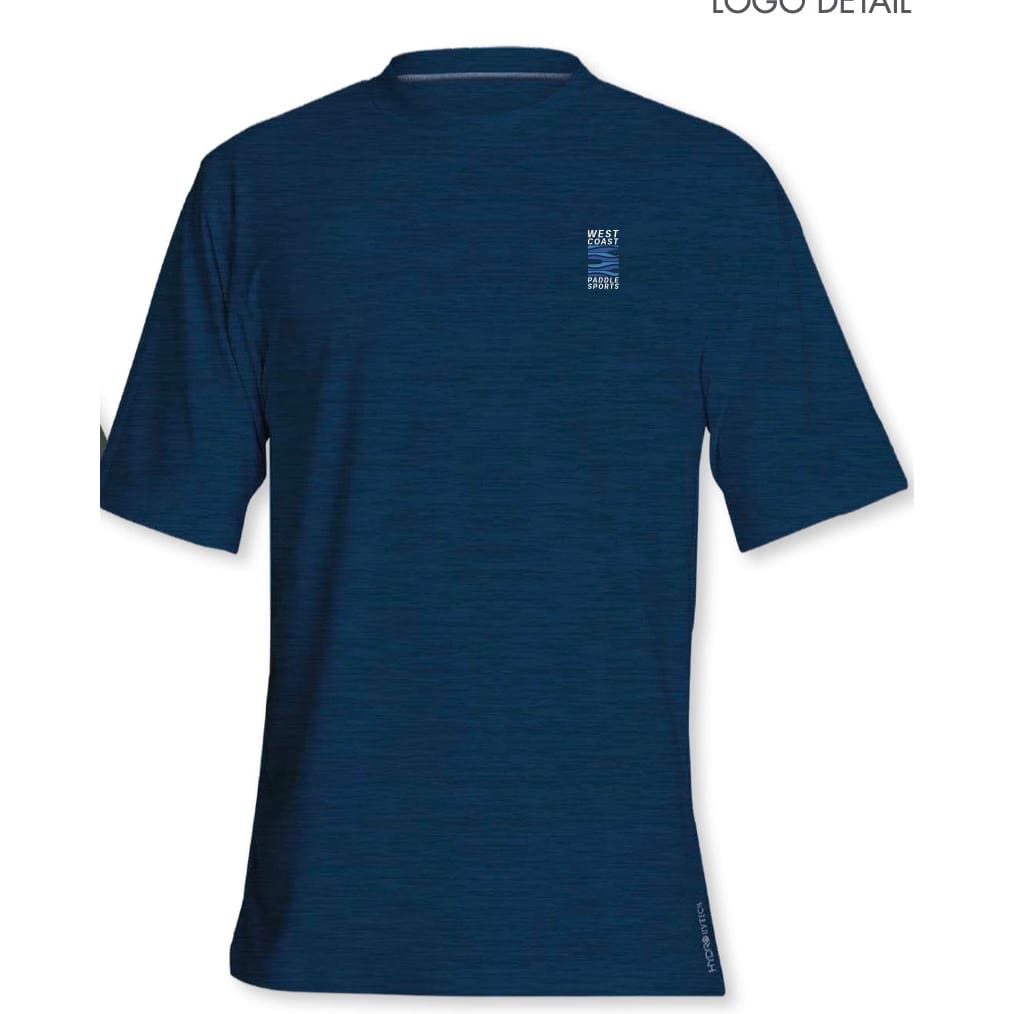 WEST COAST PADDLE SPORTS MEN'S PADDLE SHORT SLEEVE JERSEY - BLUE - West Coast Paddle Sports
