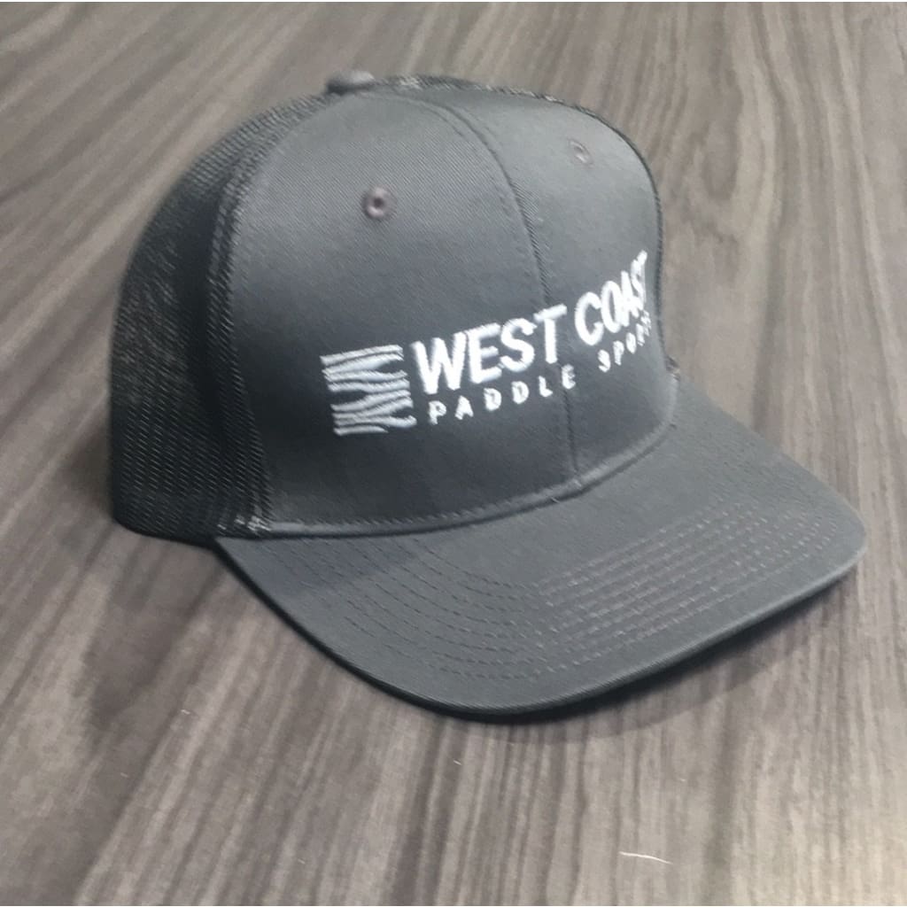 West Coast Paddle Sports 2021 Trucker Cap - Grey Steel - APPAREL