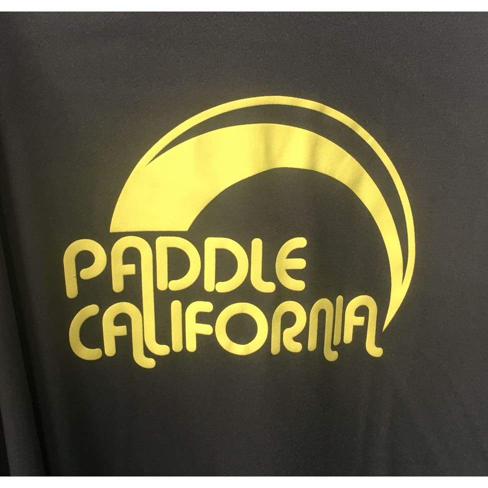 Women's V - Neck Short sleeve Paddle California Racing Shirt/Grey - West Coast Paddle Sports