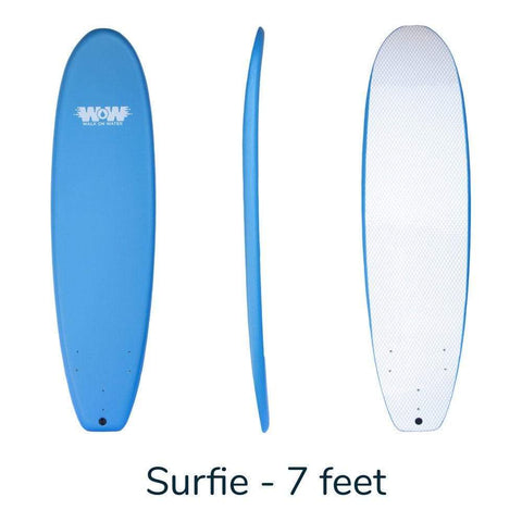 WOW 7 Foot Foam Surfboard/ Blue - BOARDS