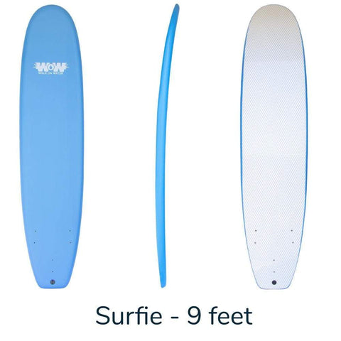 WOW 9 Foot Foam Surfboard/ blue - BOARDS